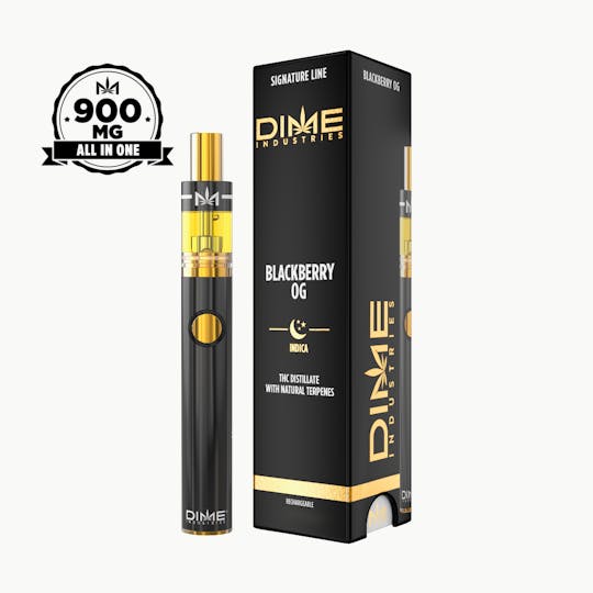 Dime Industries - Blackberry OG 900mg All in One Device - 1