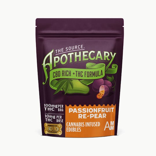 The Source Apothecary - Passionfruit Re-Pear CBD Enriched Gummies - 1