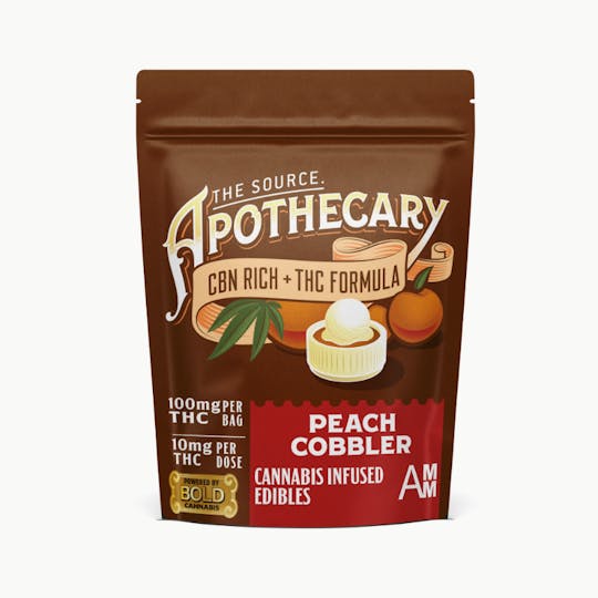 The Source Apothecary - Peach Cobbler CBN Enriched Gummies - 1