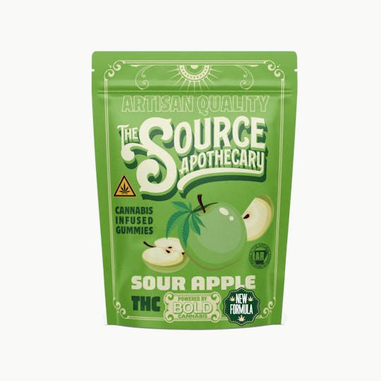 The Source Apothecary - Sour Apple THC Pure Gummies - 1