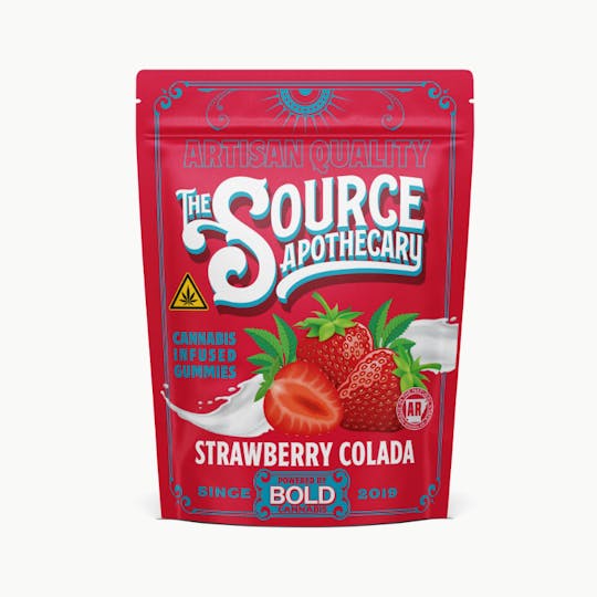 The Source Apothecary - Strawberry Colada THC Pure Gummies - 1