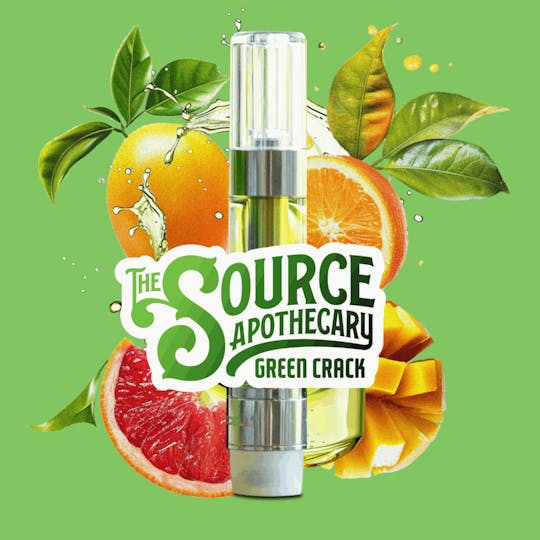 The Source Apothecary - Green Crack 1g Cart - 1