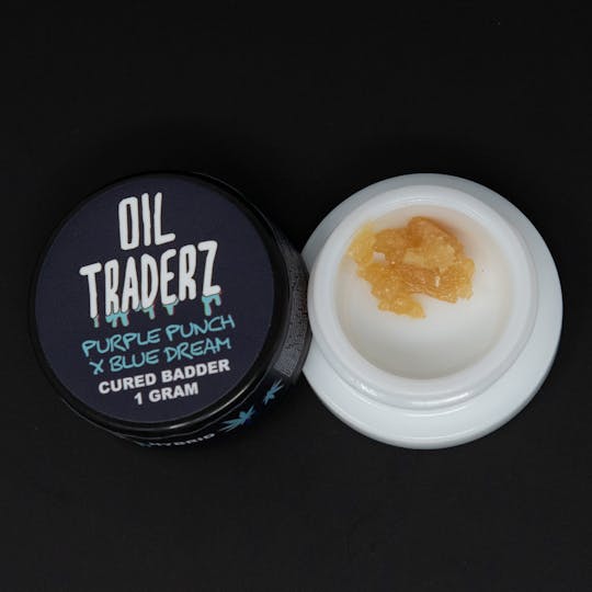 Oil Traderz - 1g Purple Punch x Blue Dream Cured Badder - Oil Traderz (Hybrid) - 1