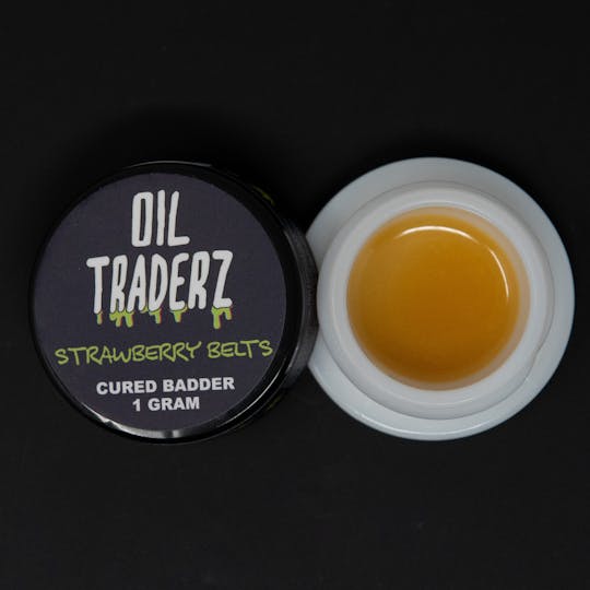 Oil Traderz - 1g Strawberry Belts Cured Badder - Oil Traderz (Sativa) - 1
