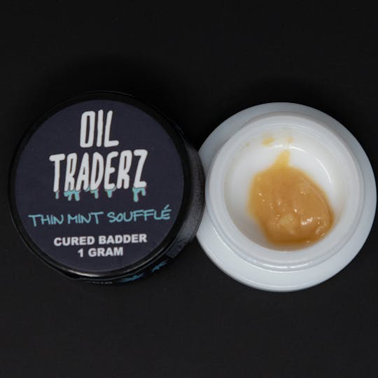 Oil Traderz - 1g Thin Mint Soufflé Cured Badder - Oil Traderz (Hybrid) - 1
