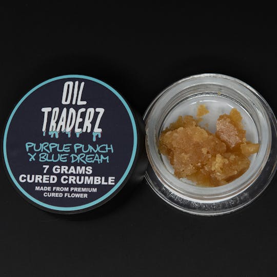 Oil Traderz - 1g Purple Punch x Blue Dream Cured Crumble - Oil Traderz (Hybrid) - 1