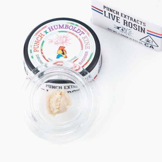 Punch Edibles & Extracts - Drunken Strawberry Tier 2 Live Rosin Cold Cure Badder (1g) - 1