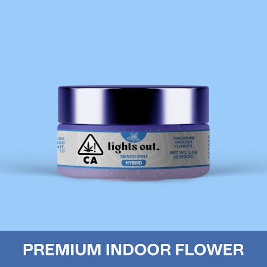 Lights Out - Mendo Mint (Hybrid) Flower 3.5g - 1