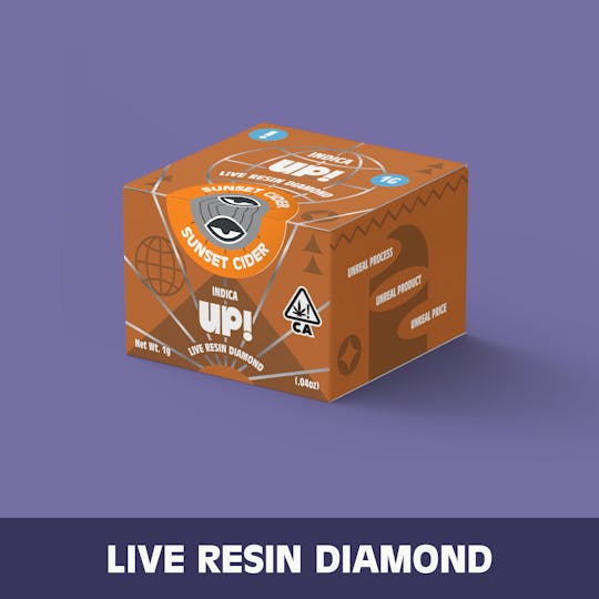 UP! - Sunset Cider (Indica) Diamonds 1g - 1