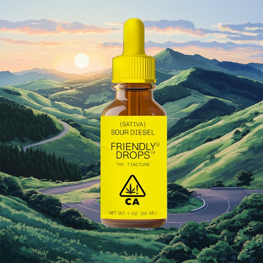 Friendly Brand - Sour Diesel 1000mg Tincture - 1