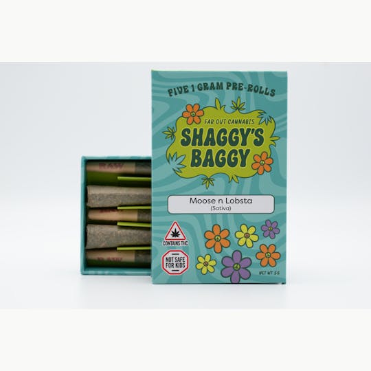 Shaggy's Baggy - Moose n Lobsta Preroll 5 Pack - Shaggy's Baggy - 1