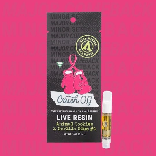 High Minded - Crush OG - 1g - Live Resin Cartridge - 1
