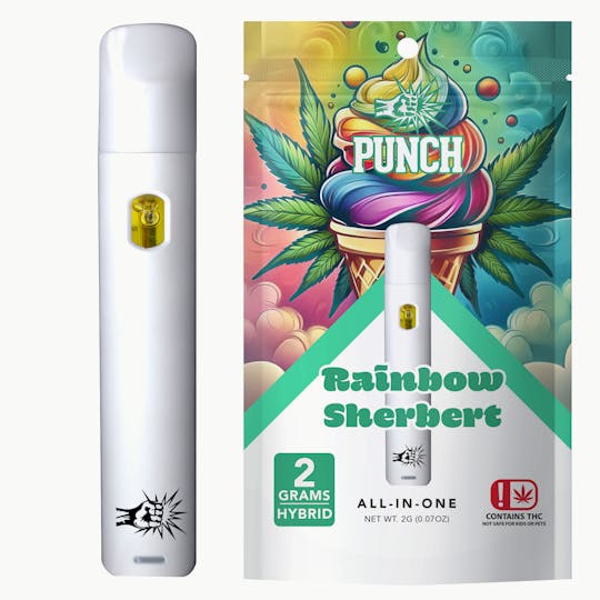 Punch Edibles & Extracts - Rainbow Sherbert Distillate AIO (2g) - 1