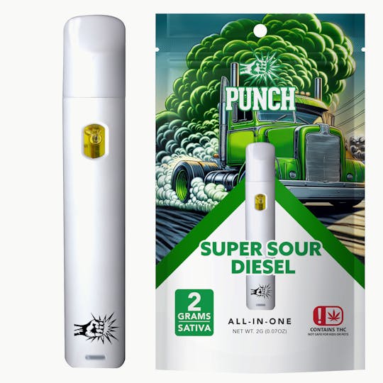 Punch Edibles & Extracts - Super Sour Diesel Distillate AIO (2g) - 1