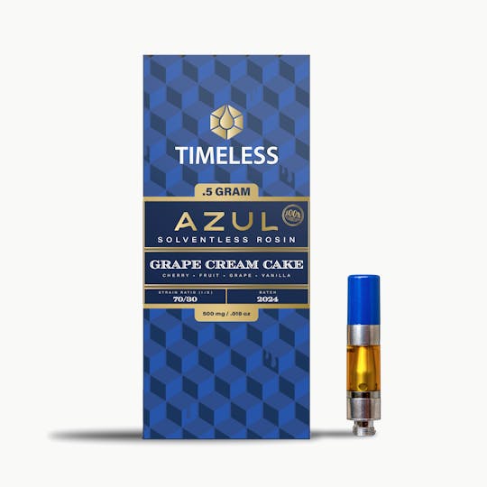 Timeless Vapes - AZUL Grape Cream Cake 500mg Vape Cartridge - 1