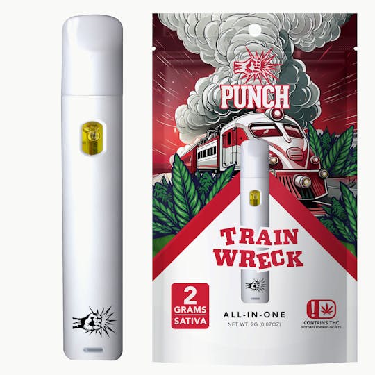 Punch Edibles & Extracts - Trainwreck Distillate AIO (2g) - 1