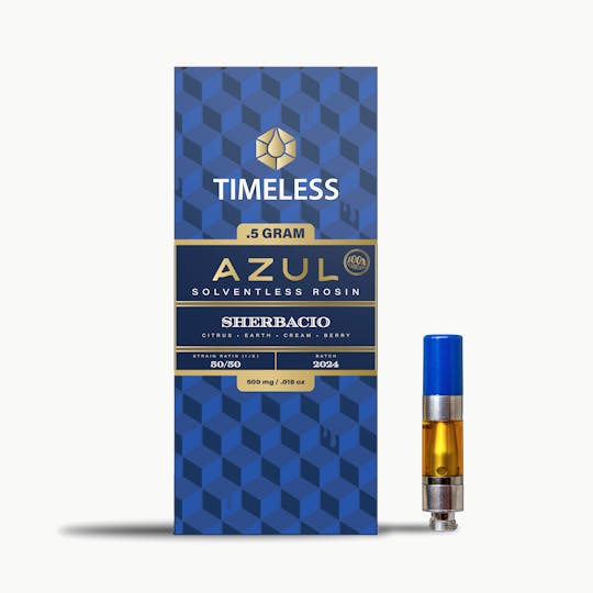 Timeless Vapes - AZUL Sherbacio 500mg Vape Cartridge - 1