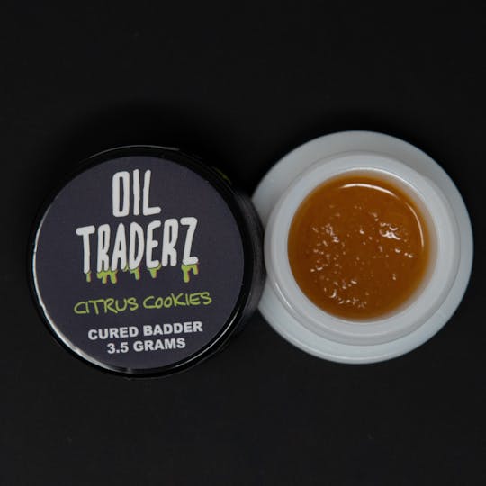 Oil Traderz - 3.5g Citrus Cookies Cured Badder - Oil Traderz (Sativa) - 1