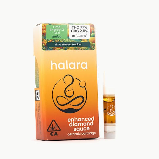 Halara - Enhanced Diamond Sauce - Lime Sherbet Z (LSZ) 1G Cartridge - 1