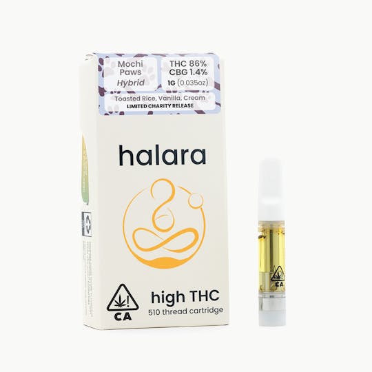 Halara - High THC - Mochi Paws 1G Cartridge - 1
