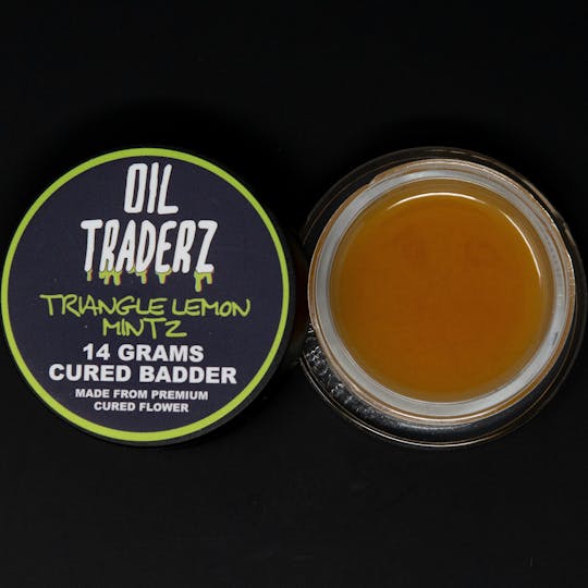 Oil Traderz - 14g Triangle Lemon Mintz Cured Badder - Oil Traderz (Sativa) - 1