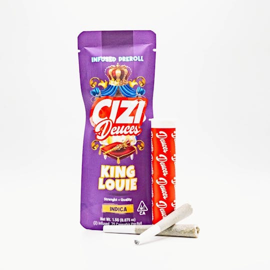 Cizi - CIZI - DEUCES - KING LOUIE - (2) .75 INFUSED PRE-ROLLS - 1