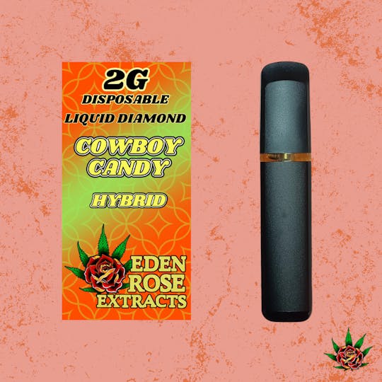 Eden Rose Processing - Eden Rose Cured Resin Disposable 2g - Cowboy Candy (Hybrid) - 1