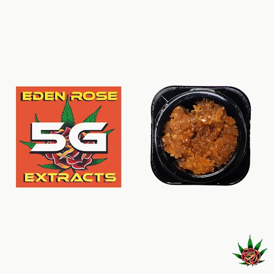 Eden Rose Processing - Eden Rose Extracts Cured Resin Baller Jar 5g - Frosted Sherbert (Hybrid) - 1