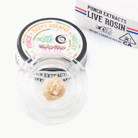 Punch Edibles & Extracts - Papaya Runtz Cake Tier 4 Live Rosin Cold Cure Badder (1g) - 1