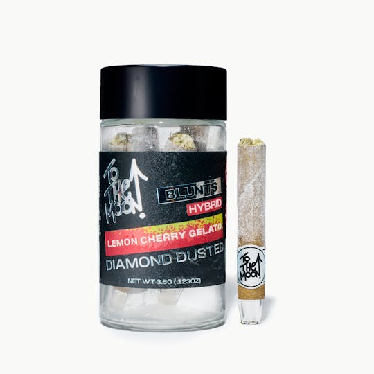 To The Moon - TTM - Blunt - Diamond Infused - 3.5g - 5 pack - Lemon Cherry Gelato - 1