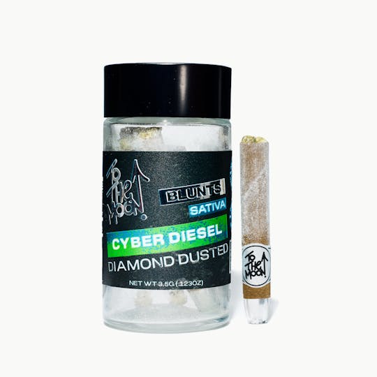 To The Moon - TTM - Blunt - Diamond Infused - 3.5g - 5 pack - Cyber Diesel - 1