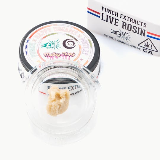 Punch Edibles & Extracts - Peach Creamsicle x Grape Ape Tier 4 Live Rosin Cold Cure Badder (1g) - 1