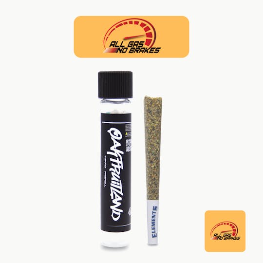 Oakfruitland (OFL) - All Gas No Brakes Pre Roll 1g - Single Pack Series - 1