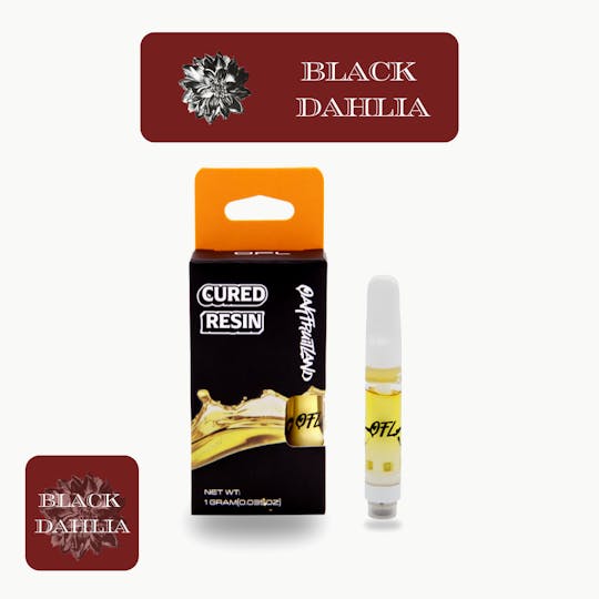 Oakfruitland (OFL) - Black Dahlia 510 Cartridge 1g - Cured Resin Series - 1