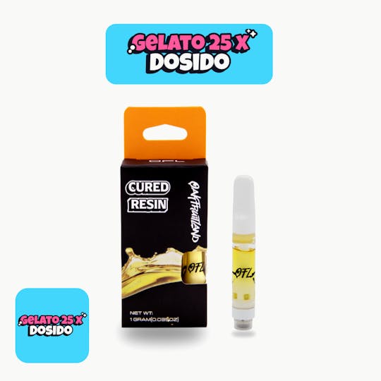 Oakfruitland (OFL) - Gelato 25 x Dosido 510 Cartridge 1g - Cured Resin Series - 1