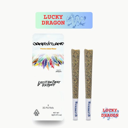 Oakfruitland (OFL) - Lucky Dragon Pre-Roll 2g - Dual Pack Series - 1