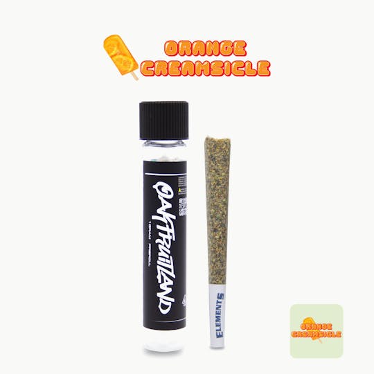 Oakfruitland (OFL) - Orange Creamsicle Pre Roll 1g - Single Pack Series - 1