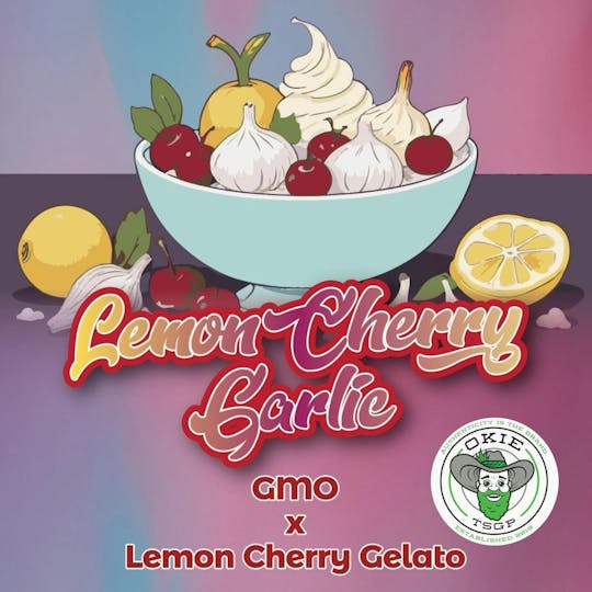 Okie TSGP - Lemon Cherry Garlic - 4g - Live Hash Rosin Batter - 1
