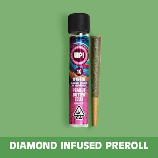UP! - Peanut Butter Jelly (Hybrid) Diamond Infused Preroll 1g - 1