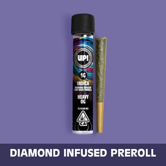 UP! - Heavy OG (Indica) Diamond Infused Preroll 1g - 1