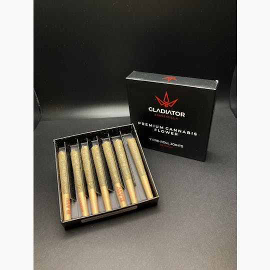 Gladiator Cannabis - Gladiator | 7 pack .5g Prerolls | Blueberry Fantasy - 1