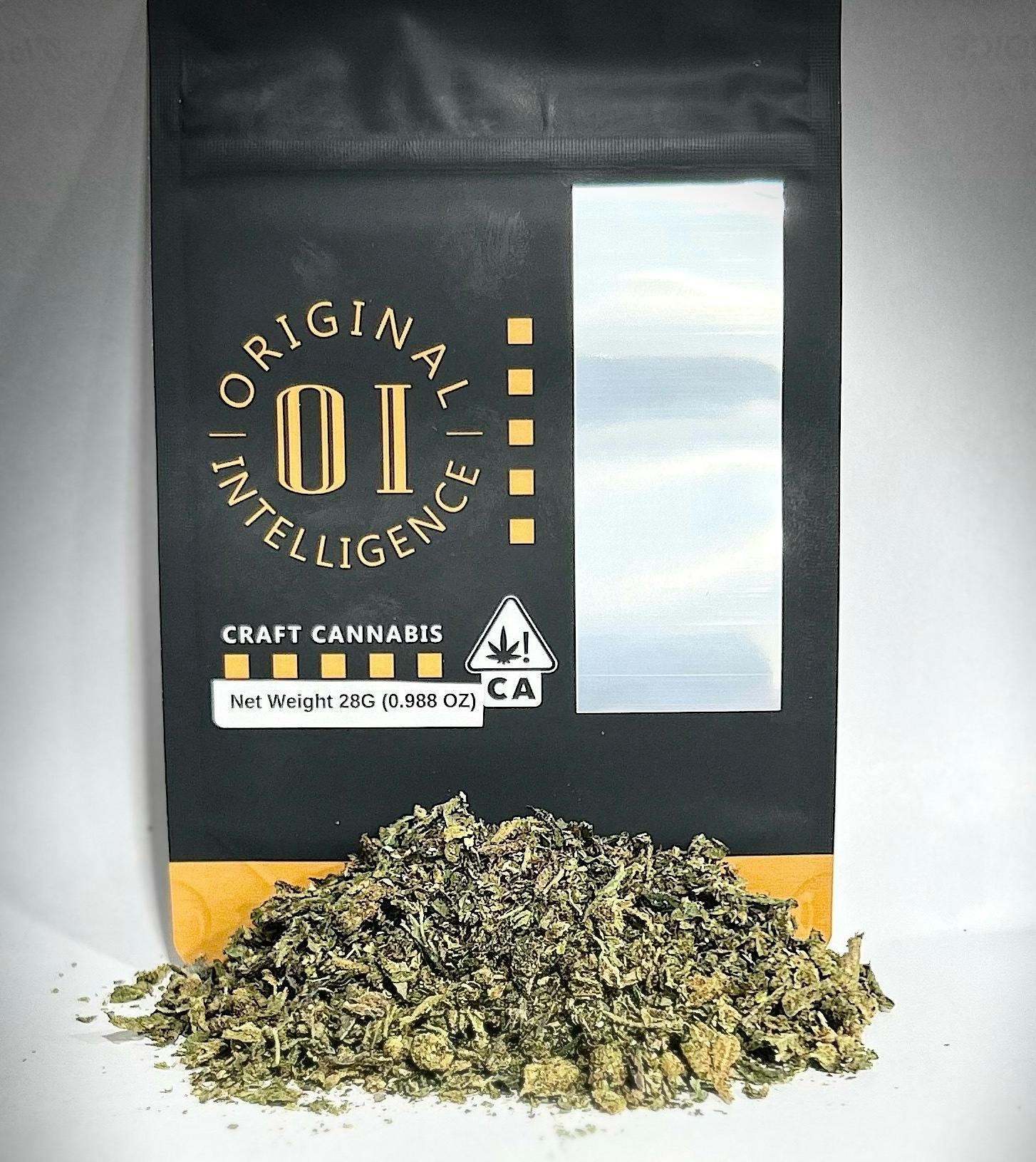 Original Intelligence - Lemon Meringue (Lemon Skunk X Cookies & Cream) - 28g Sugar Shake - 1