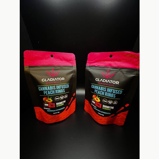 Gladiator Cannabis - Gladiator | Gummies | Peach - 1
