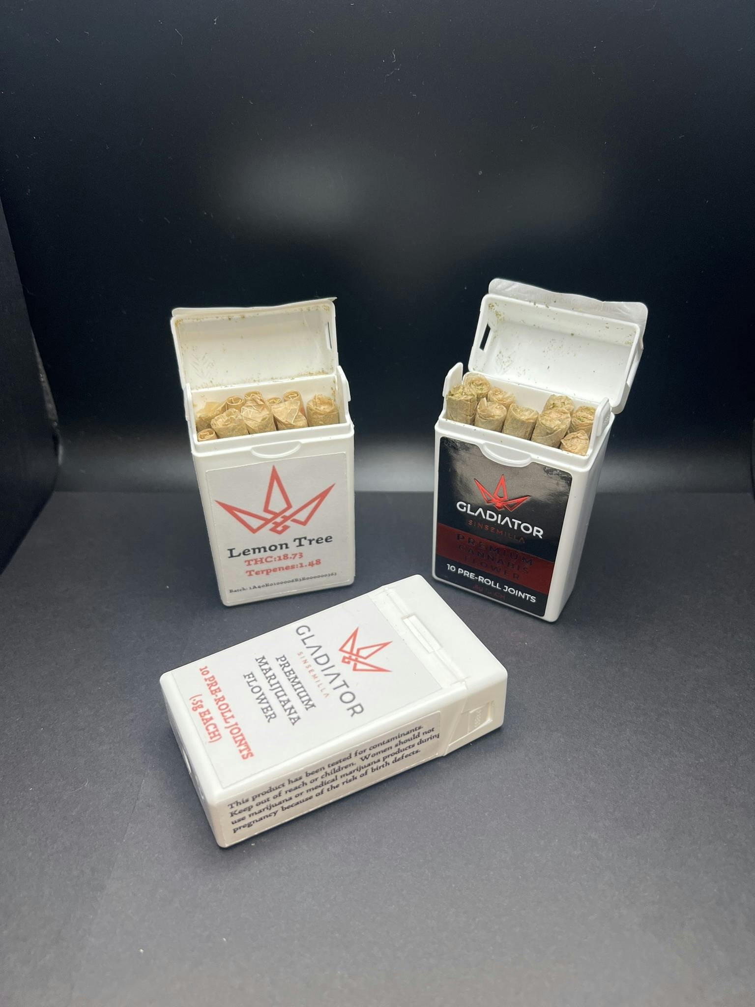 Gladiator Cannabis - Gladiator | 10 pack .5g Prerolls | Lemon Tree - 1