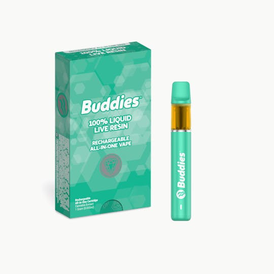 Buddies Brand - Live Resin Buttermilk Biscuits 1g AIO Vape (I) - 1