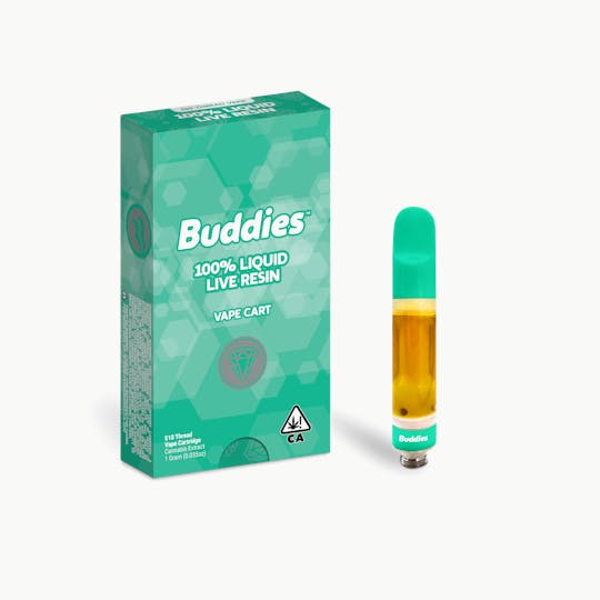 Buddies Brand - Live Resin Buttermilk Biscuits 1g Vape Cart - TPK (I) - 1