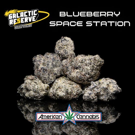 American Cannabis Company - Dr. Funky's Galactic Reserve Blueberry Space Station 3.5g (Hybrid) - 1