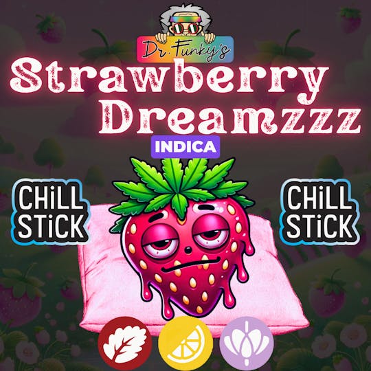 American Cannabis Company - Dr. Funky's Chill Stick Strawberry Dreamzzz CBD/CBN 0.6g (Indica) - 1