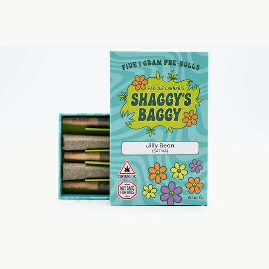 Shaggy's Baggy - Jilly Bean Preroll 5 Pack - Shaggy's Baggy - 1