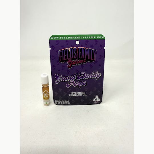 Fields Family Farmz - Grand Daddy Purps 1g Live Resin Cartridge - 1